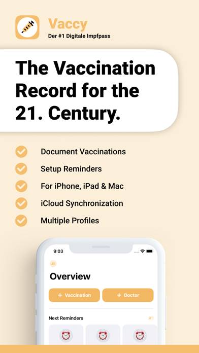 Vaccy: Vaccination Record App-Screenshot #1