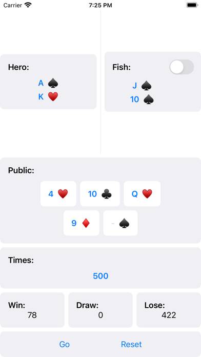 Crazy Poker Simulator Schermata dell'app #2