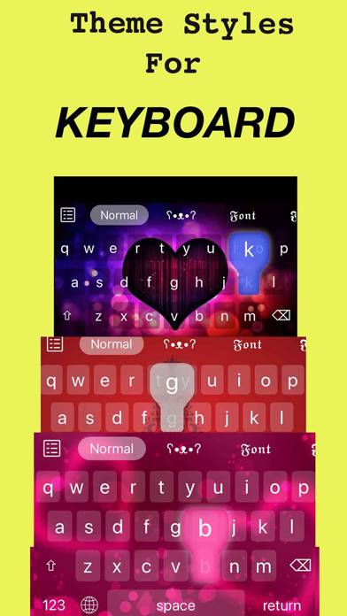 Font Keyboard App skärmdump #2