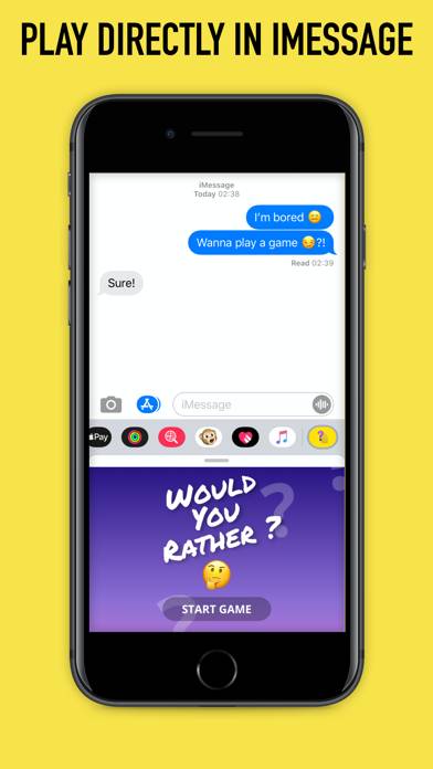 Would You Rather for iMessage App screenshot #1