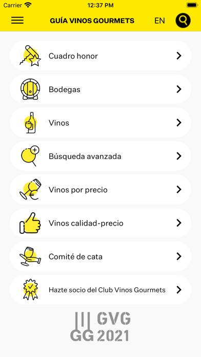 Guía Vinos Gourmets 2021 Pro App screenshot #1
