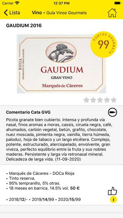 Guía Vinos Gourmets 2021 Pro App screenshot #3