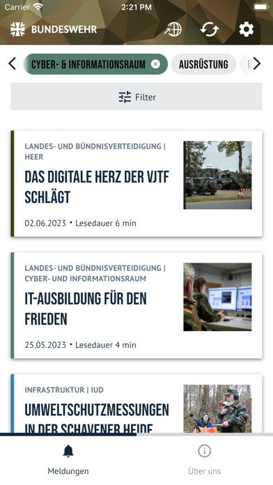 Bw-Newsradar App-Screenshot