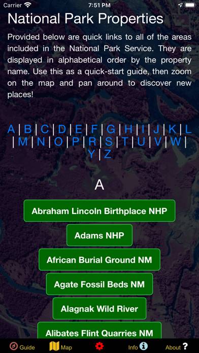 US National Parks Map & Guide! Schermata dell'app #6
