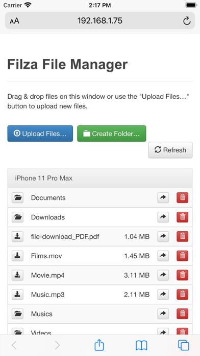 Filza: File Manager & Viewer Captura de pantalla de la aplicación #2