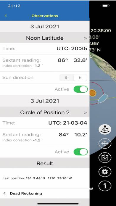Circle Of Position Navigation App screenshot #1