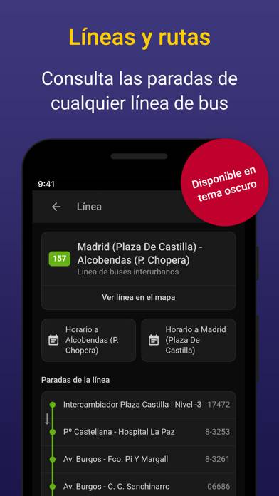 Madrid Bus Metro Cercanías Captura de pantalla de la aplicación #3