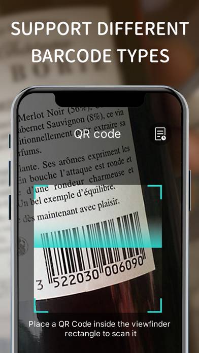 QR Code Reader-Barcode Scan Captura de pantalla de la aplicación #3
