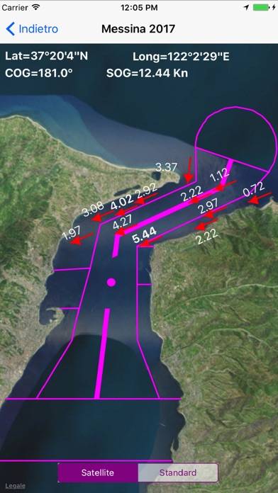 Correnti Stretto Messina 2021 Schermata dell'app