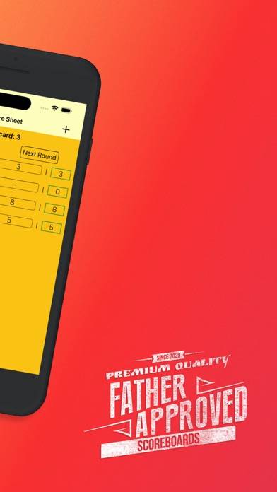 Crowns Score Keeper game screenshot