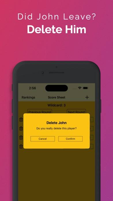 Crowns Score Keeper game screenshot