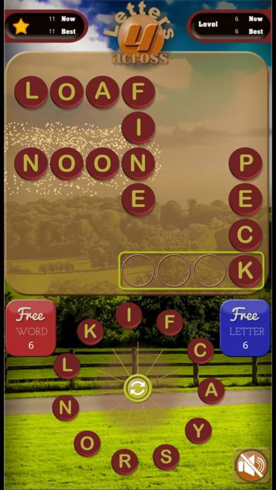 4 Letters Across game screenshot