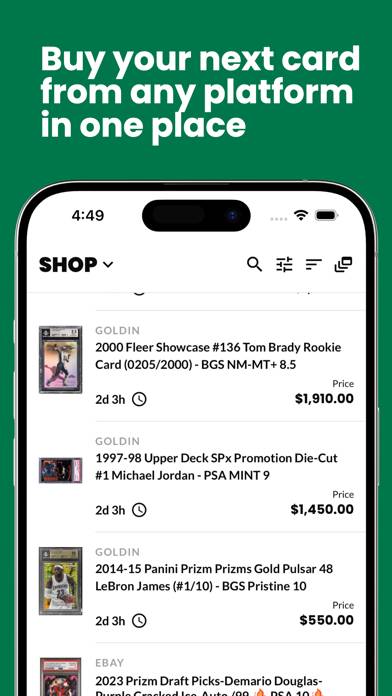 Card Ladder App screenshot