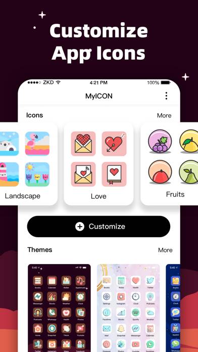 MyICON Changer – Icon Themer Captura de pantalla de la aplicación #1