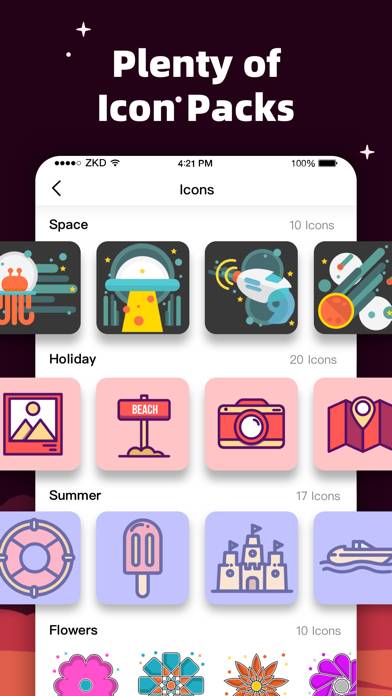 MyICON Changer – Icon Themer Captura de pantalla de la aplicación #2