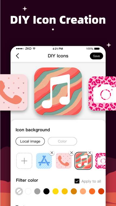 MyICON Changer – Icon Themer Captura de pantalla de la aplicación #4