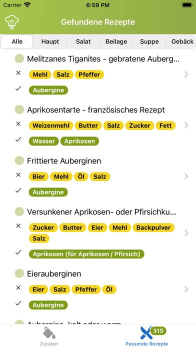 Rezept-Finder App-Screenshot #2