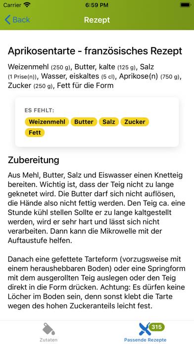 Rezept-Finder App-Screenshot #3