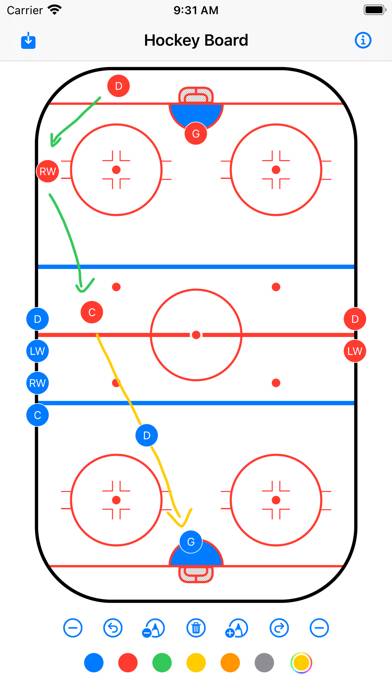 Hockey Board Скриншот приложения #2