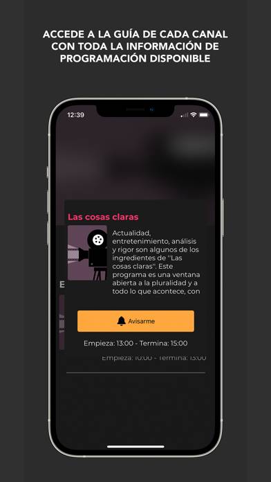 TDT Pro Captura de pantalla de la aplicación