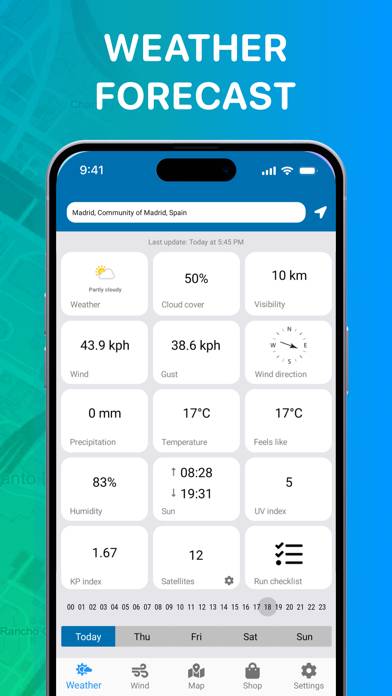 Drone Weather Assist for UAV Schermata dell'app #1