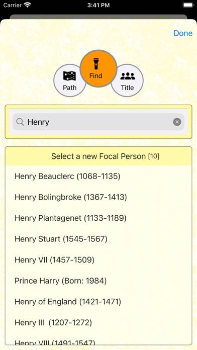 Forebears App screenshot