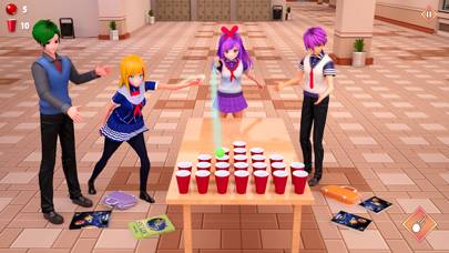 Anime School Girl Love Life 3D App screenshot #5