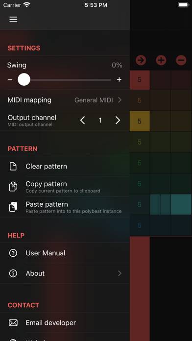 polybeat captura de pantalla