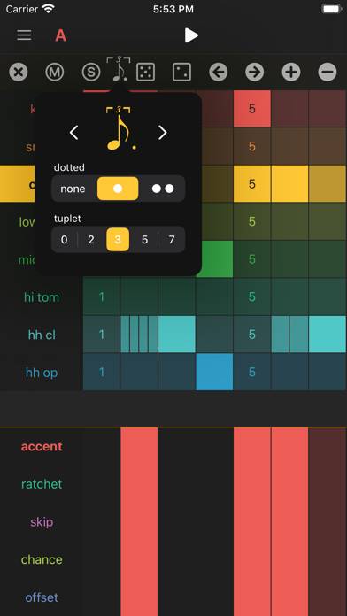 Polybeat Captura de pantalla de la aplicación