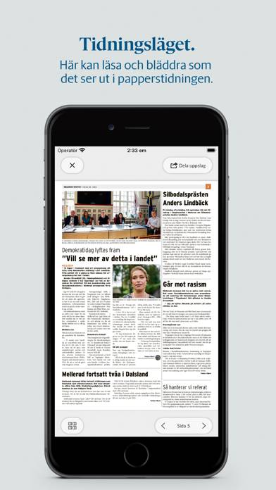 Melleruds Nyheter e-tidning App screenshot #3