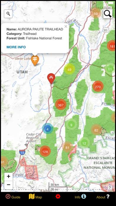 US National Forest Service Map App screenshot #1