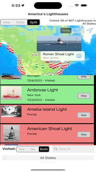 America's Lighthouses App screenshot #1