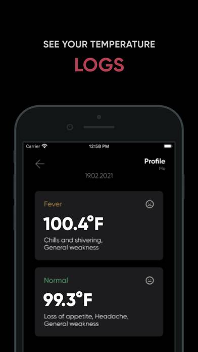 Body Temperature Analyser Schermata dell'app #3