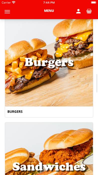 MrBeast Burger App screenshot