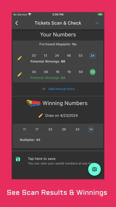 Lottery Scanner & Checker App screenshot #4