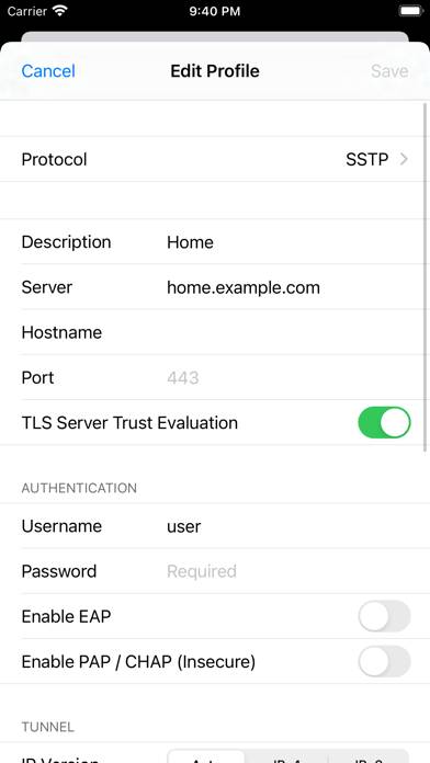 SSTP Connect Скриншот приложения #2