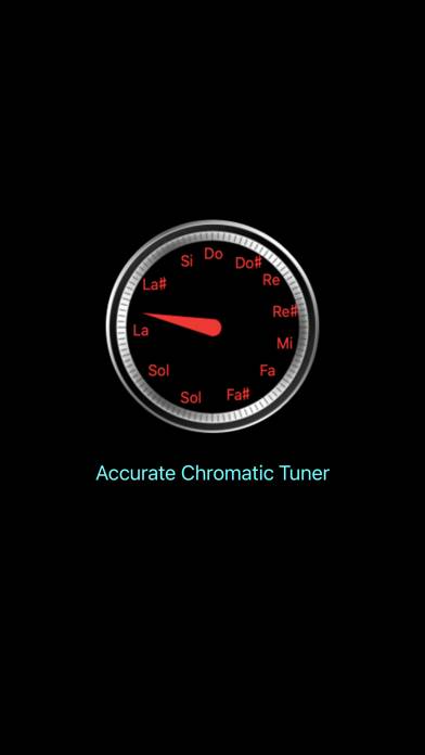 Accurate Chromatic Tuner Schermata dell'app #1