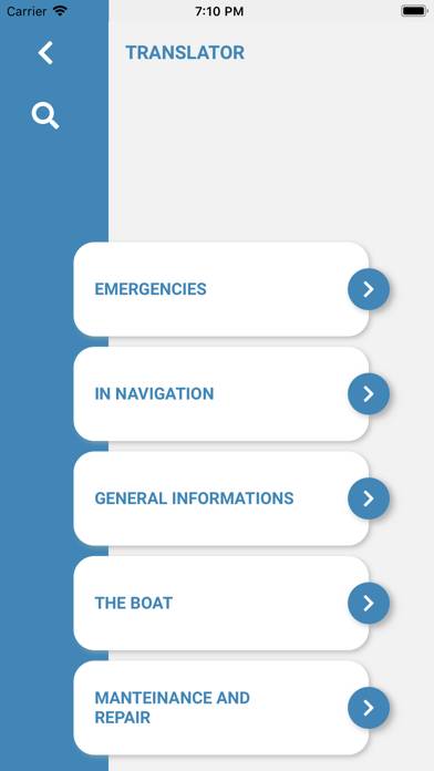 Nautical translator Schermata dell'app #3