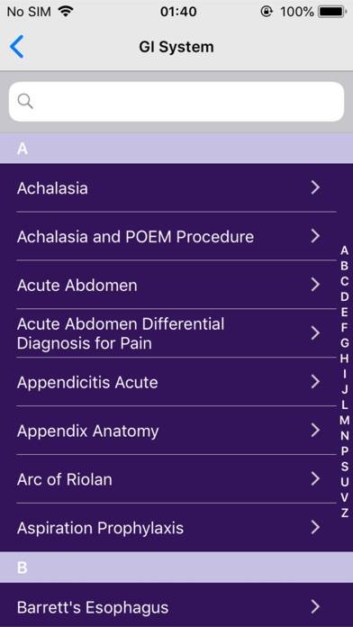 Coexisting Diseases & Surgery App screenshot #2