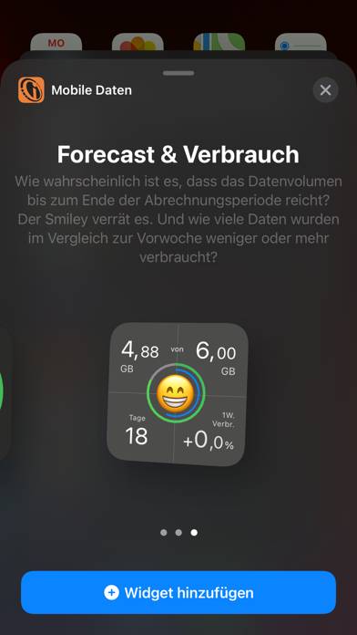 Mobile Daten Widget App screenshot #4