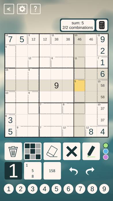 Killer Sudoku CTC Captura de pantalla de la aplicación #1
