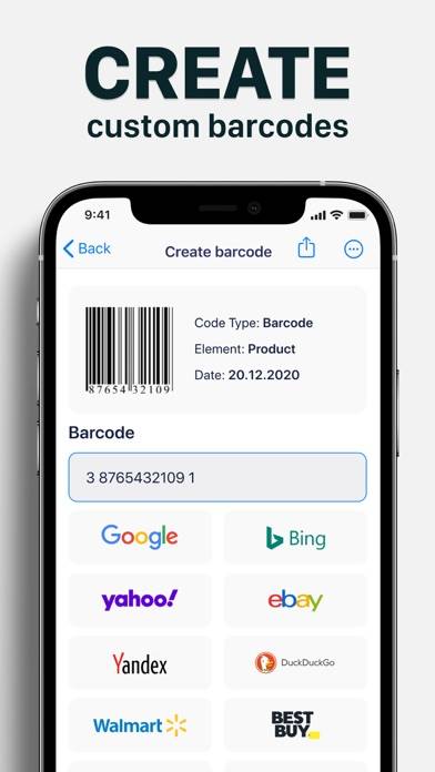 Barcode Scanner · Capture d'écran de l'application #5