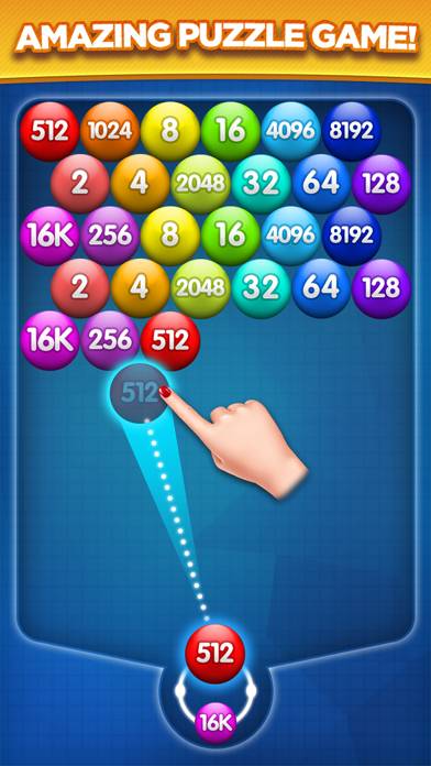 Number Bubble Shooter. Schermata dell'app #1