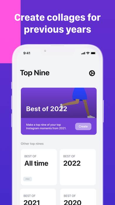 Top Nine: Best of 2022 Collage Captura de pantalla de la aplicación #4