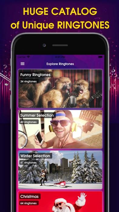 Ringtones for iPhone: Music App skärmdump #1