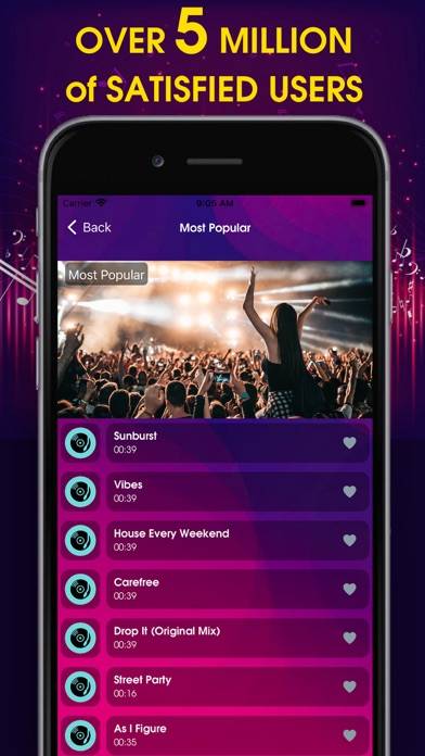 Ringtones for iPhone: Music App skärmdump #2