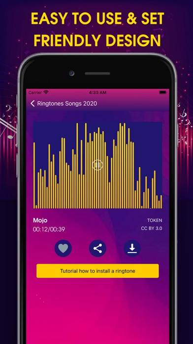 Ringtones for iPhone: Music Captura de pantalla de la aplicación #4