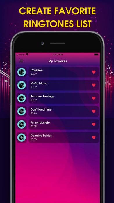 Ringtones for iPhone: Music App skärmdump #5