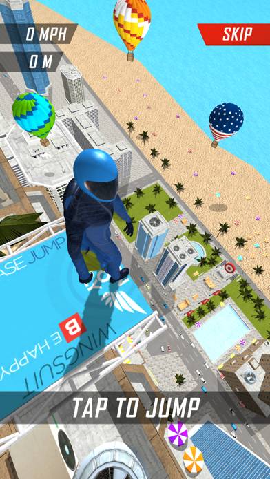Base Jump Wing Suit Flying Captura de pantalla de la aplicación #1