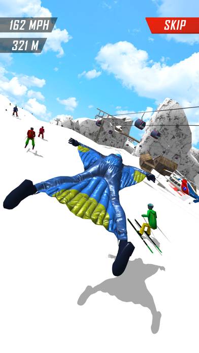 Base Jump Wing Suit Flying Captura de pantalla de la aplicación #2